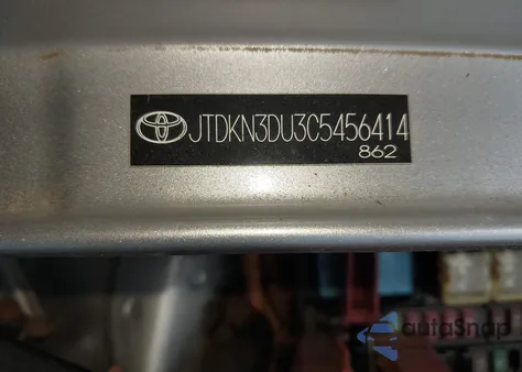 2012 Toyota Prius Two z USA, uszkodzony, nr VIN JTDKN3DU3C5456414